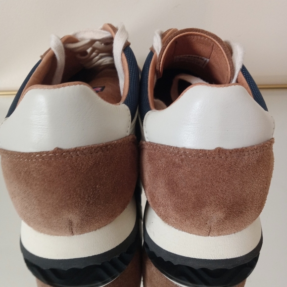 Gola Men's Navy / Brown / Off White Track Mesh 317 Sneakers Size 10 - Picture 7 of 15